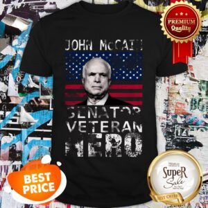 John McCain American Hero Senator Veteran Shirt