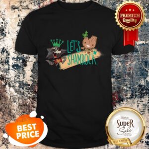 Marvel Rocket And Groot Let’s Shamrock St. Patrick’s Day Shirt