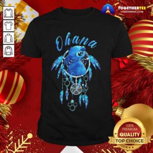 Nice Blue Stitch Dream Catcher Ohana Shirt