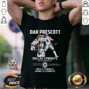 Hot Dak Prescott 4 Dallas Cowboys 2016 Present Signature Shirt