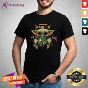 Official Baby Yoda Hug 75th Ranger Regiment 2020 Shirt