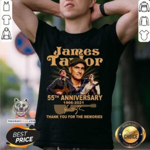 Hot James Taylor 55th Anniversary Thank You For The Memories Signatures Shirt