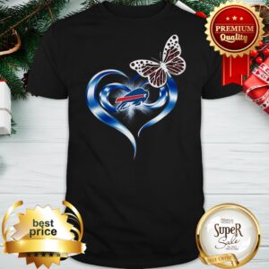 Official Buffalo Bills Love Butterfly Heart Shirt