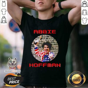 Cute Abbie Hoffman In His 9 American Flag Shirt