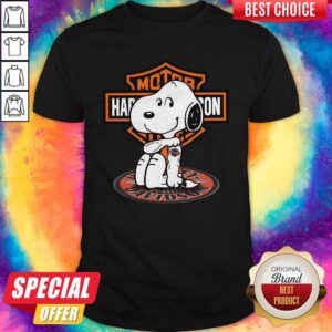 Premium Snoopy Tattoo Motor Harley Davidson Cycles Shirt