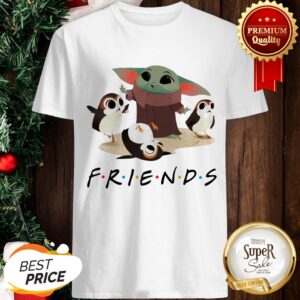Official Star Wars Porgs And Baby Yoda Friends TV Show Shirt