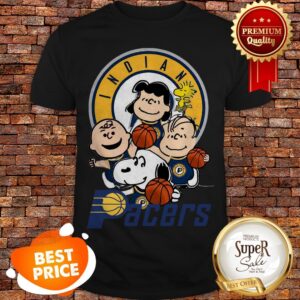 Peanut Characters Mashup Indiana Pacers Shirt