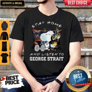 Snoopy Stay Home And Listen To George Strait Shirt