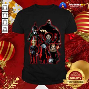 Good Puppet Master Horror Movie 80s Blade Pin Head Torch Jester Drill Shirt