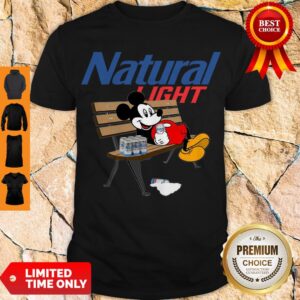 Hot Mickey Mouse Drink Natural Light Shirt