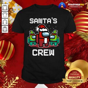 Cute Santa’s Crew Among Us Christmas Shirt