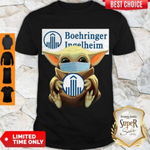Top Baby Yoda Face Mask Hug Boehringer Ingelheim Shirt