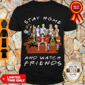 Funny One Piece Mask Stay Home And Watch Friends Shirt