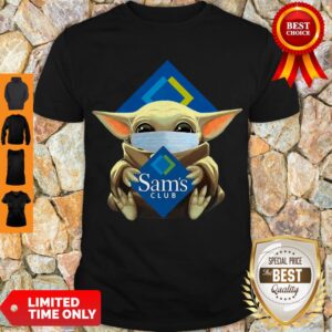 Cute Baby Yoda Mask Sam’s Club Coronavirus Shirt