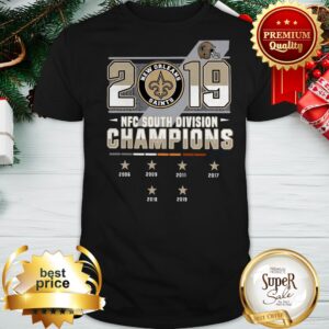 2019 New Orleans Saints NFC South Division Champions Shirt