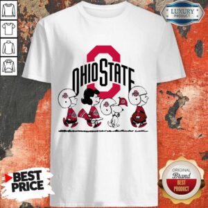 Snoopy The Peanuts Ohio State Buckeyes Shirt