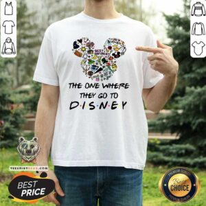 Colorful The One Where They Go To Disney Shirt