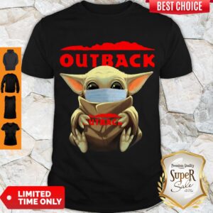 Official Baby Yoda Face Mask Hug Outback Shirt