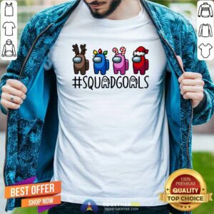 Official Among Us Squad Goals Christmas Shirt