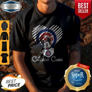 Official Mickey Mouse Baseball Chicago Cubs Shirt