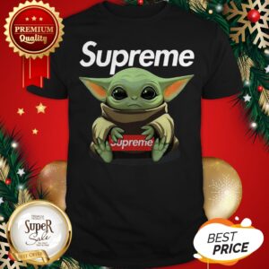 Official Baby Yoda hug Supreme Shirt