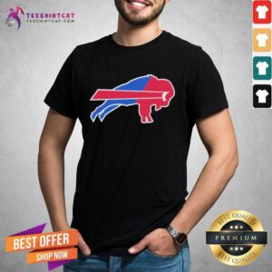 Nice Buffalo Bills Merged Logo Shirt