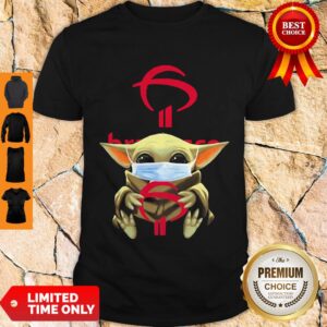 Baby Yoda Hug Banco Bradesco Mask T-Shirt