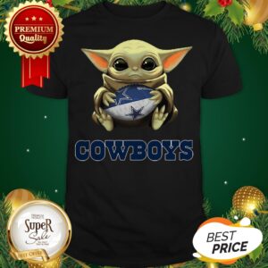 Star Wars Baby Yoda Hug Dallas Cowboys Shirt