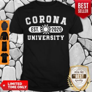 Awesome Corona University Est 2020 Homeschool Quarantine Shirt