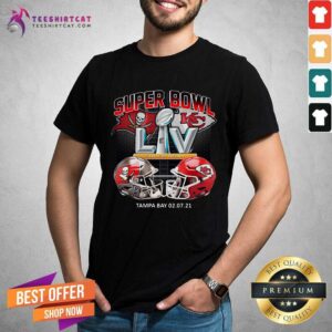 Premium Tampa Bay Buccaneers Vs Kansas City Chiefs Super Bowl LV Champions T Shirt