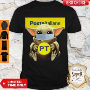 Nice Baby Yoda Face Mask Hug Poste Italiane Shirt