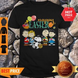 Nice Peanuts Characters Happy Easter Shirt