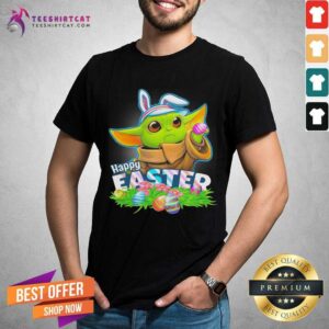 Nice Baby Yoda Bunny Hat Happy Easter Day 2021 Shirt