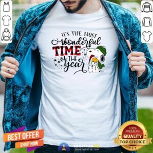 Nice It’s The Most Wonderful Time Of The Year Snoopy Shirt