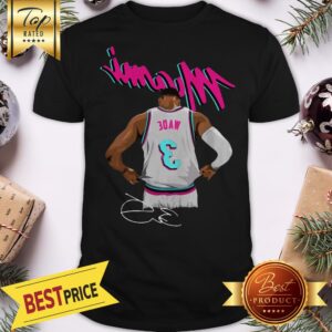 Official Dwyane Wade Miami Heat Basketball Signature Shirt