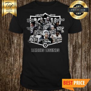 Official Raiders Legends Oakland Signature shirt
