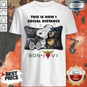 Official This Is How I Social Distance Bon Jovi Shirt