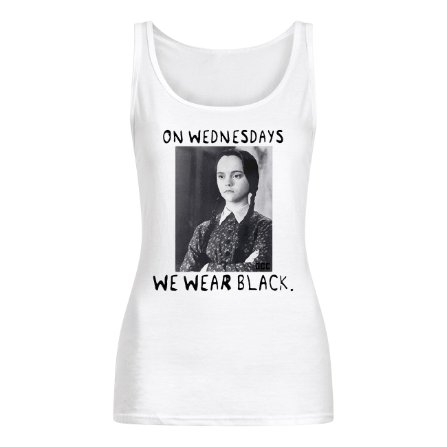 Wednesday Addams On wednesdays wWe Wear Black