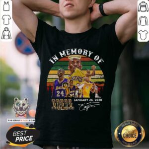 Happy In Memory Of Kobe Bryant January 26 2020 Signature Vintage Shirt