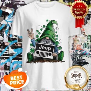 Nice Gnomie Jeep Logo Happy St. Patrick’s Day Shirt