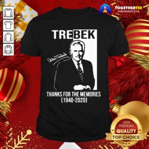 Top Alex Trebek Signature Thanks For The Memories 1940 2020 Shirt
