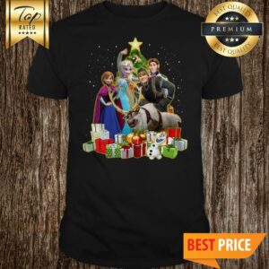 Frozen Characters Christmas Tree Shirt