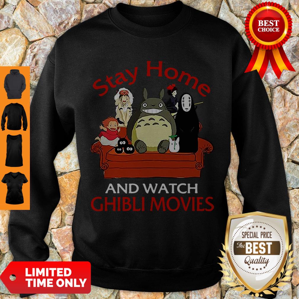 Awesome Stay Home And Watch Ghibli movies Shirt
