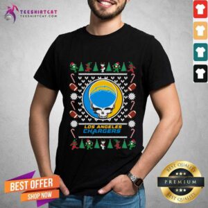 Hot Los Angeles Chargers Grateful Dead Ugly Christmas Sweater Shirt