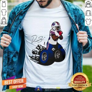 Nice Buffalo Bills Fan Box Devin Singletary Motor Signature Shirt