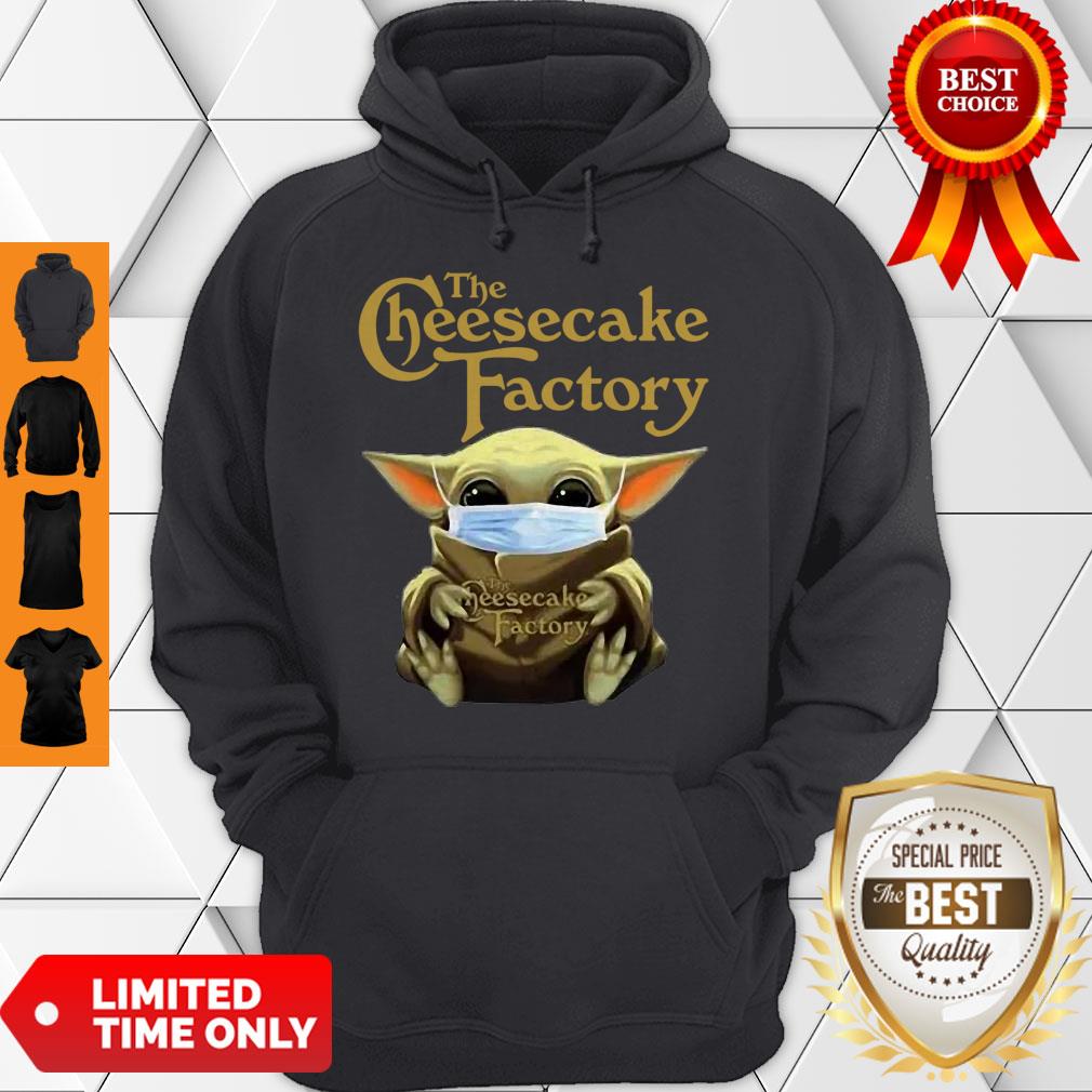 Official Star Wars Baby Yoda Hug The Cheesecake Factory Covid-19 Shirt