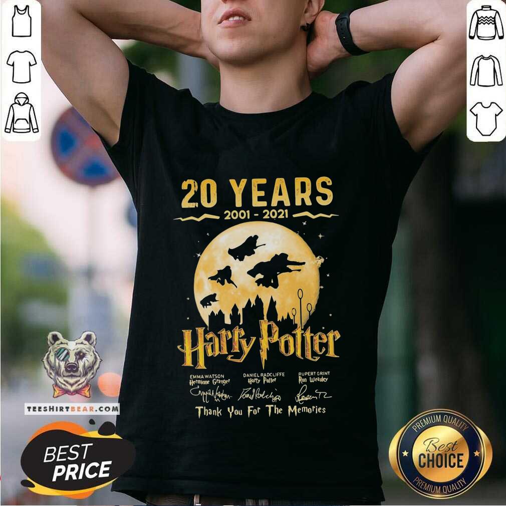 Amused 20 Years 2001 2021 Harry Potter Signatures Shirt