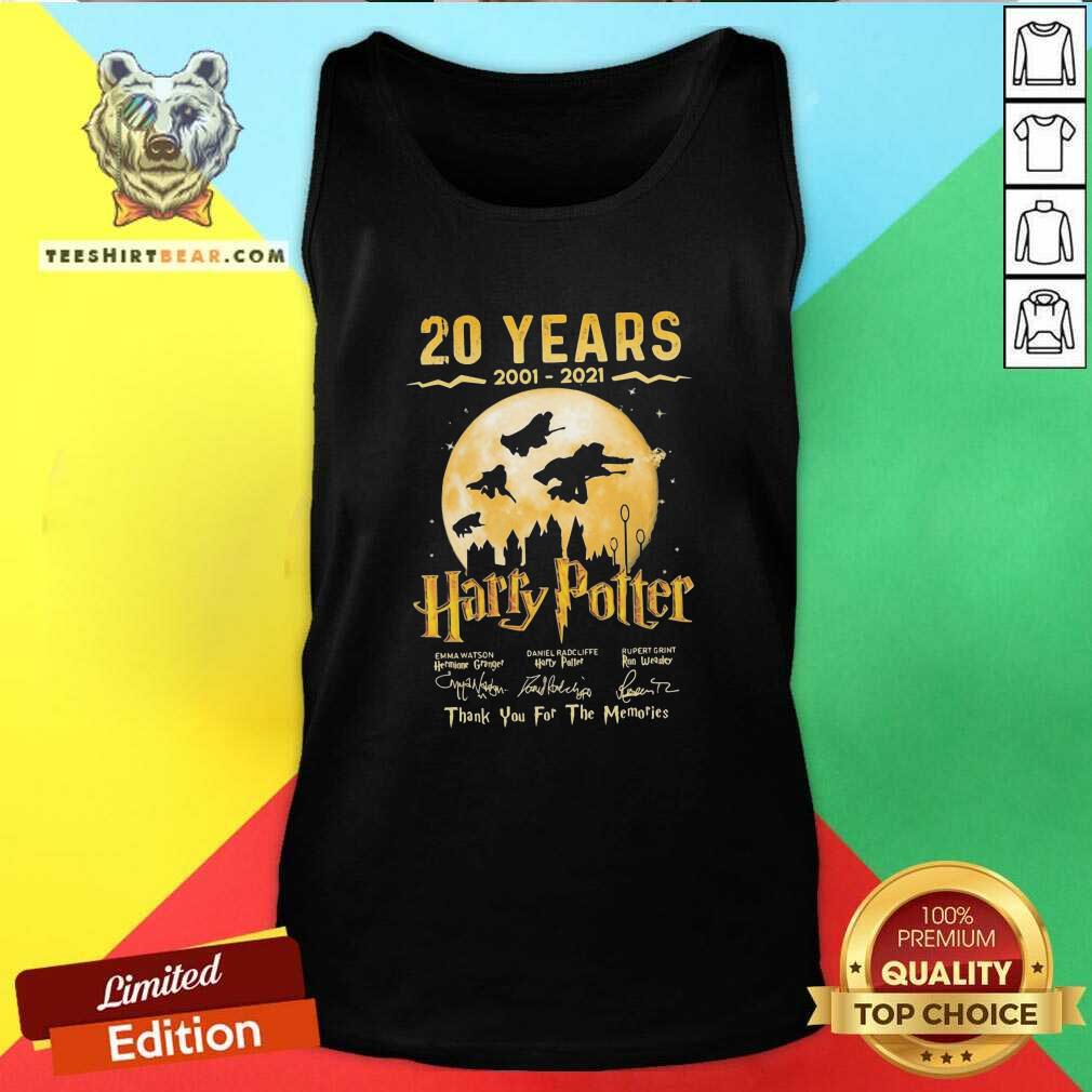 Amused 20 Years 2001 2021 Harry Potter Signatures Shirt