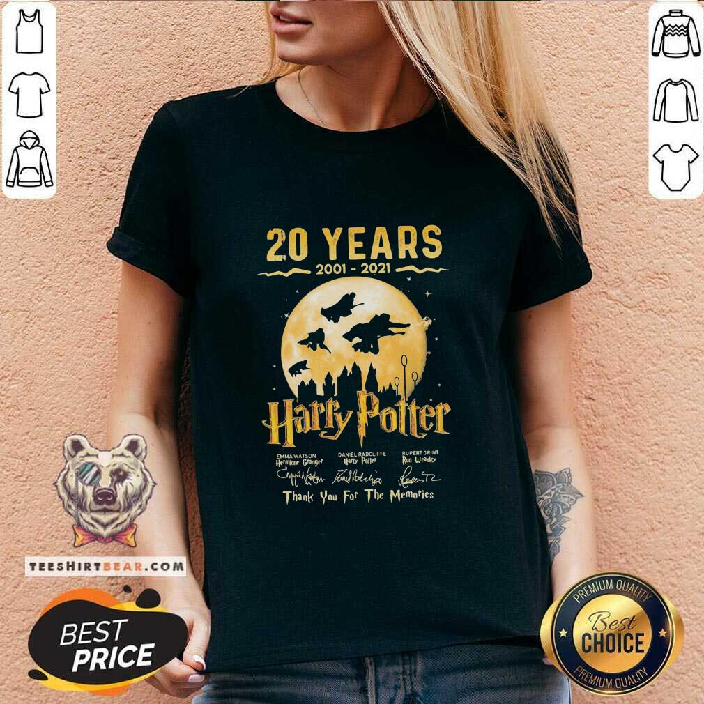 Amused 20 Years 2001 2021 Harry Potter Signatures Shirt