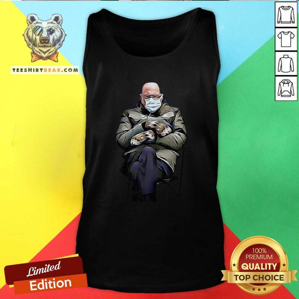 Annoyed Bernie Sanders 4 Mittens Shirt